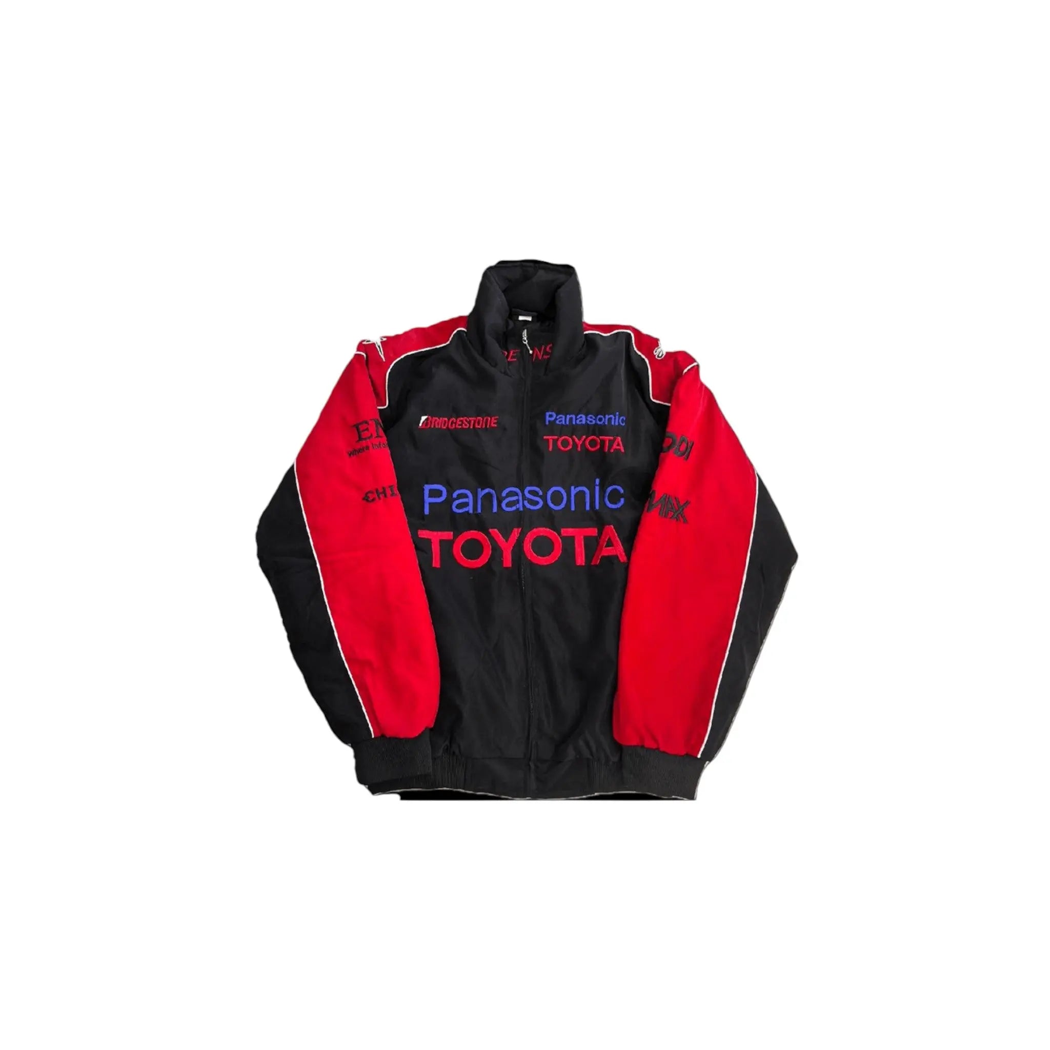 Toyota F1 Vintage Racing Jacket - Red&Black Edition