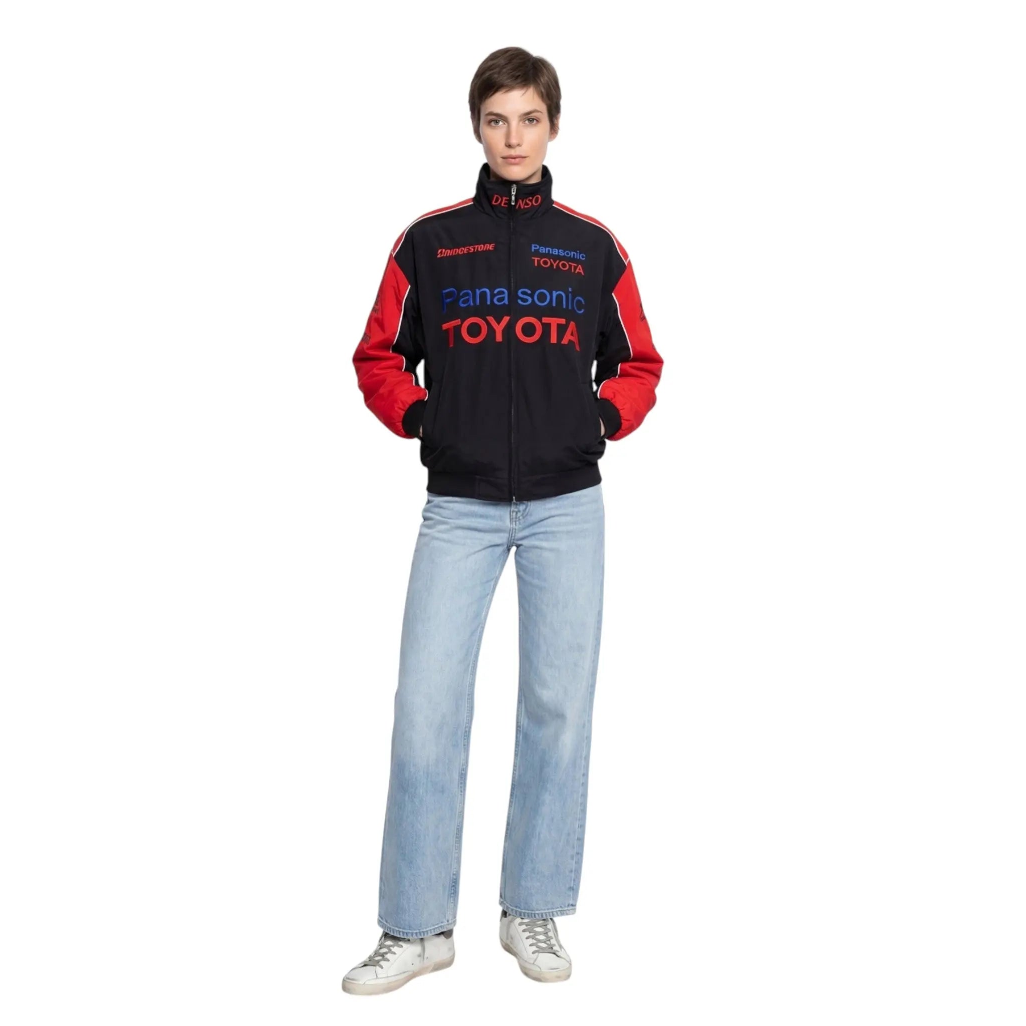 Toyota F1 Vintage Racing Jacket - Red&Black Edition