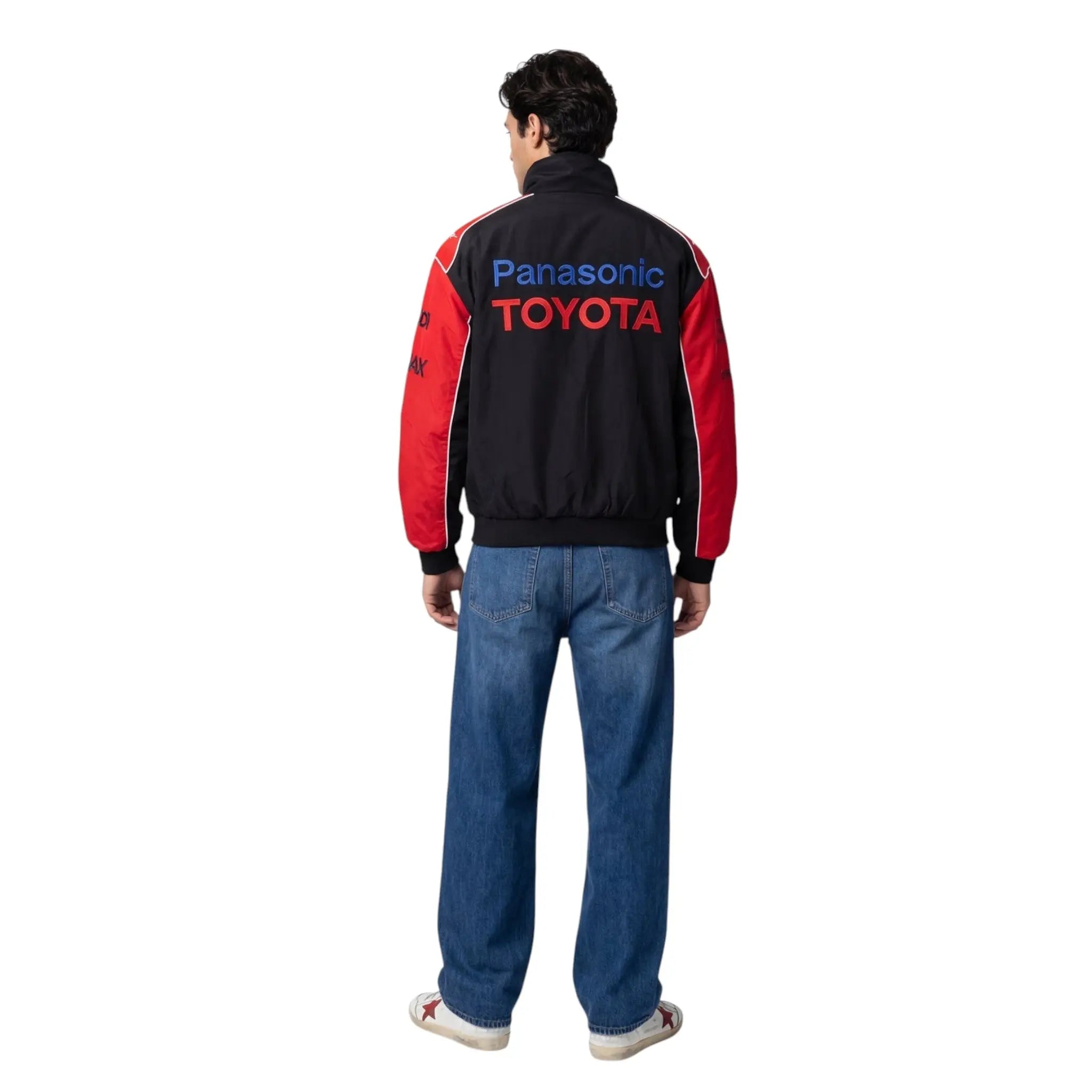 Toyota F1 Vintage Racing Jacket - Red&Black Edition