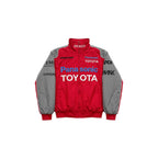 Toyota F1 Vintage Racing Jacket - Red&Grey Edition