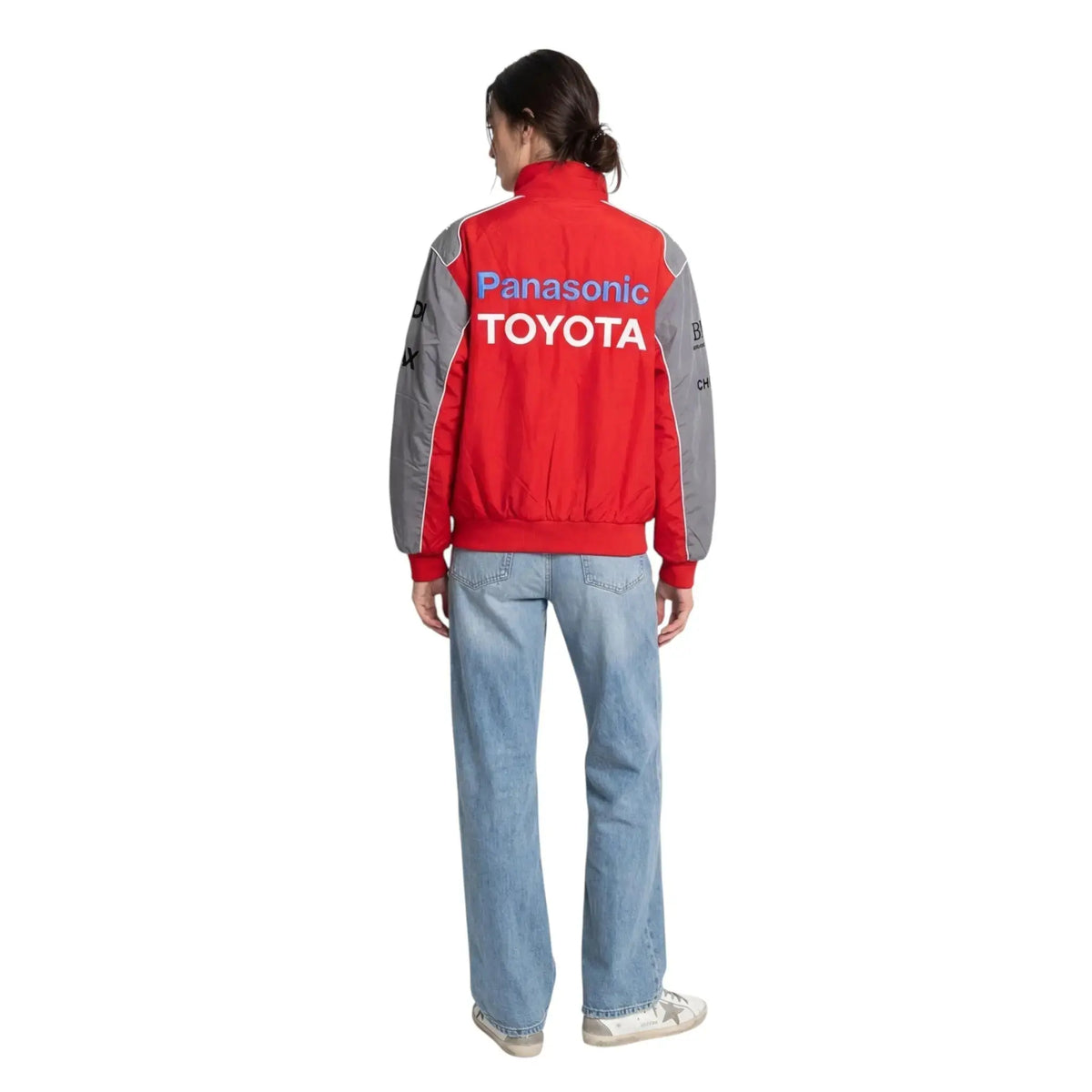 Toyota F1 Vintage Racing Jacket - Red&Grey Edition