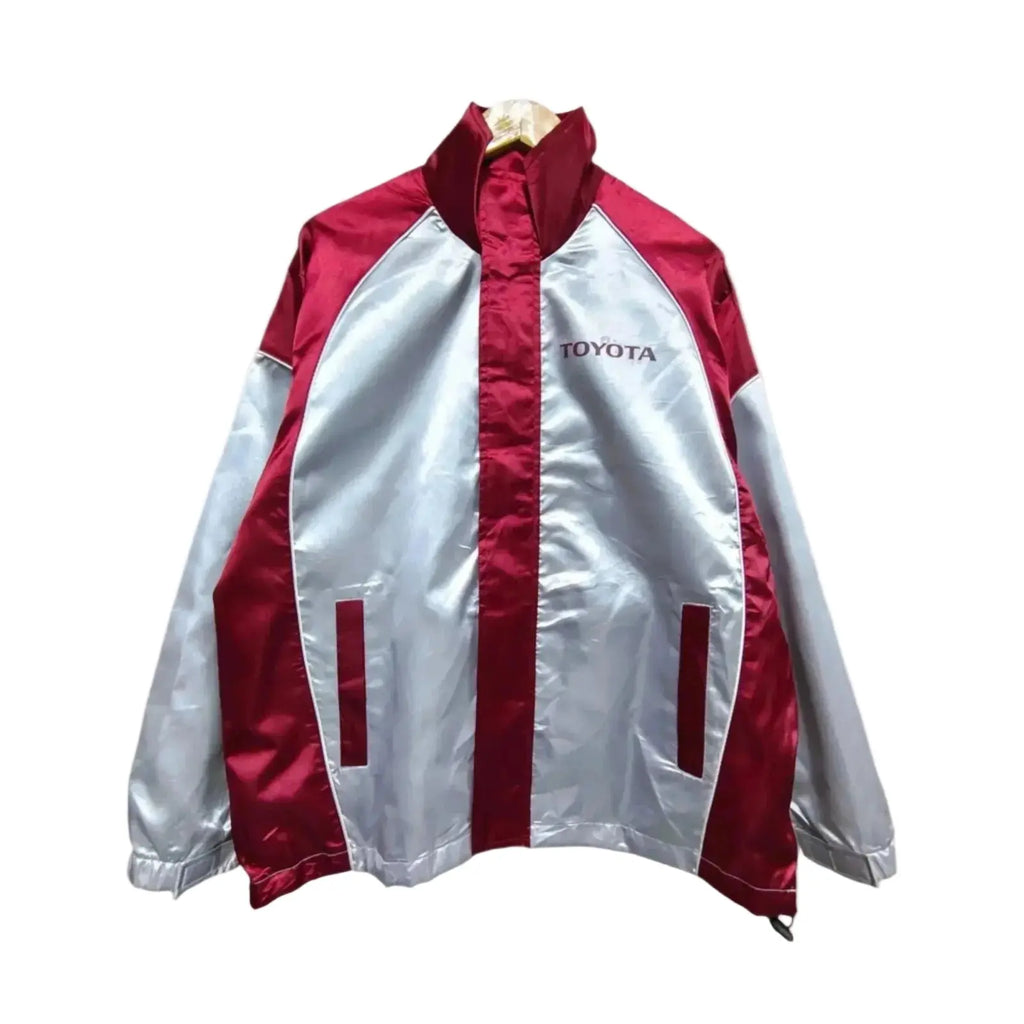Toyota Vintage F1 Jacket - Embroidered Motorsport Classic - Speedxcrafts