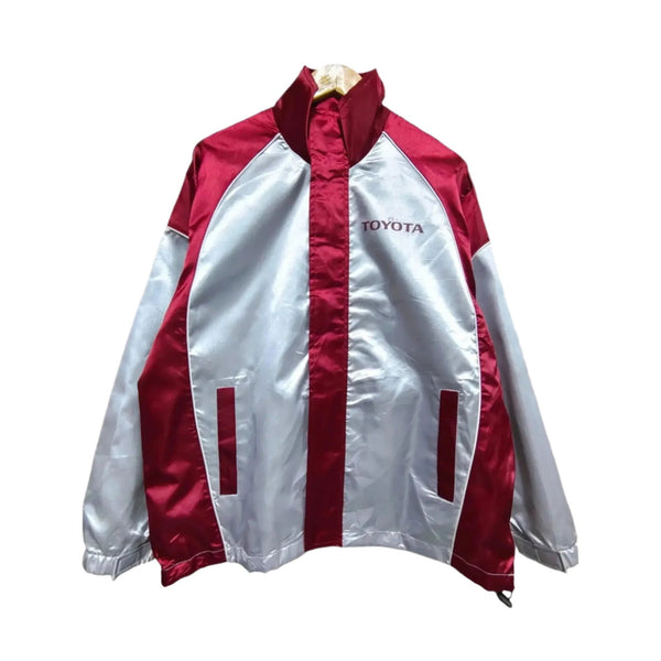 Toyota Vintage F1 Jacket - Embroidered Motorsport Classic - Speedxcrafts