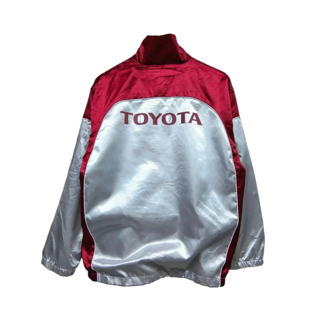 Toyota Vintage F1 Jacket - Embroidered Motorsport Classic - Speedxcrafts