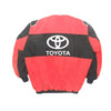 Toyota Vintage Racing Jacket - Embroidered Classic Motorsport Gear - Speedxcrafts