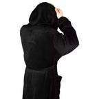 Unisex Fleece Hooded Bathrobes - Speedxcrafts