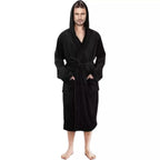 Unisex Fleece Hooded Bathrobes - Speedxcrafts