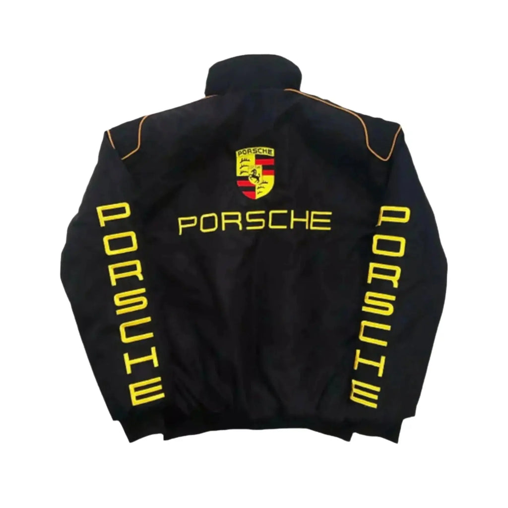 Vintage Edition Porsche Racing Jacket - Classic Motorsport Apparel - Speedxcrafts