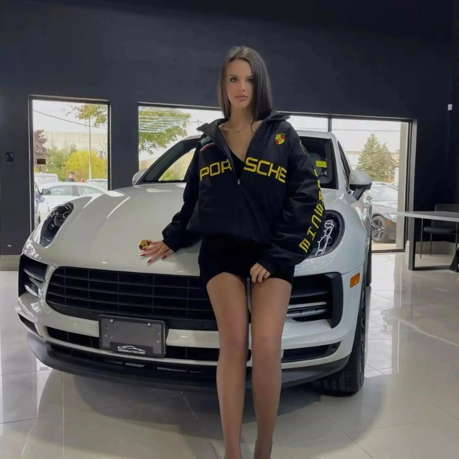 Vintage Edition Porsche Racing Jacket - Classic Motorsport Apparel - Speedxcrafts