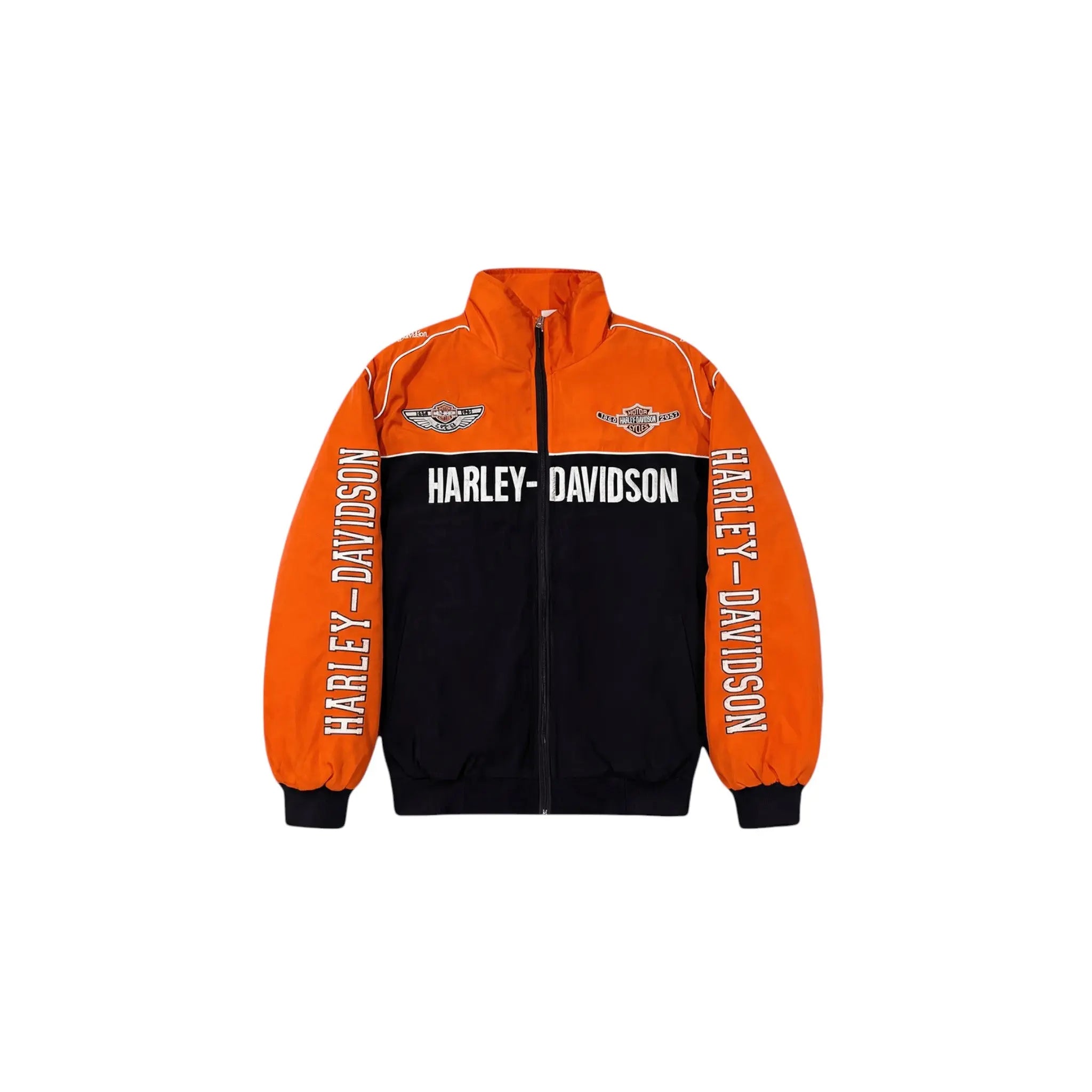 Vintage Harley Davidson 100th Anniversary Jacket (Orange Edition)