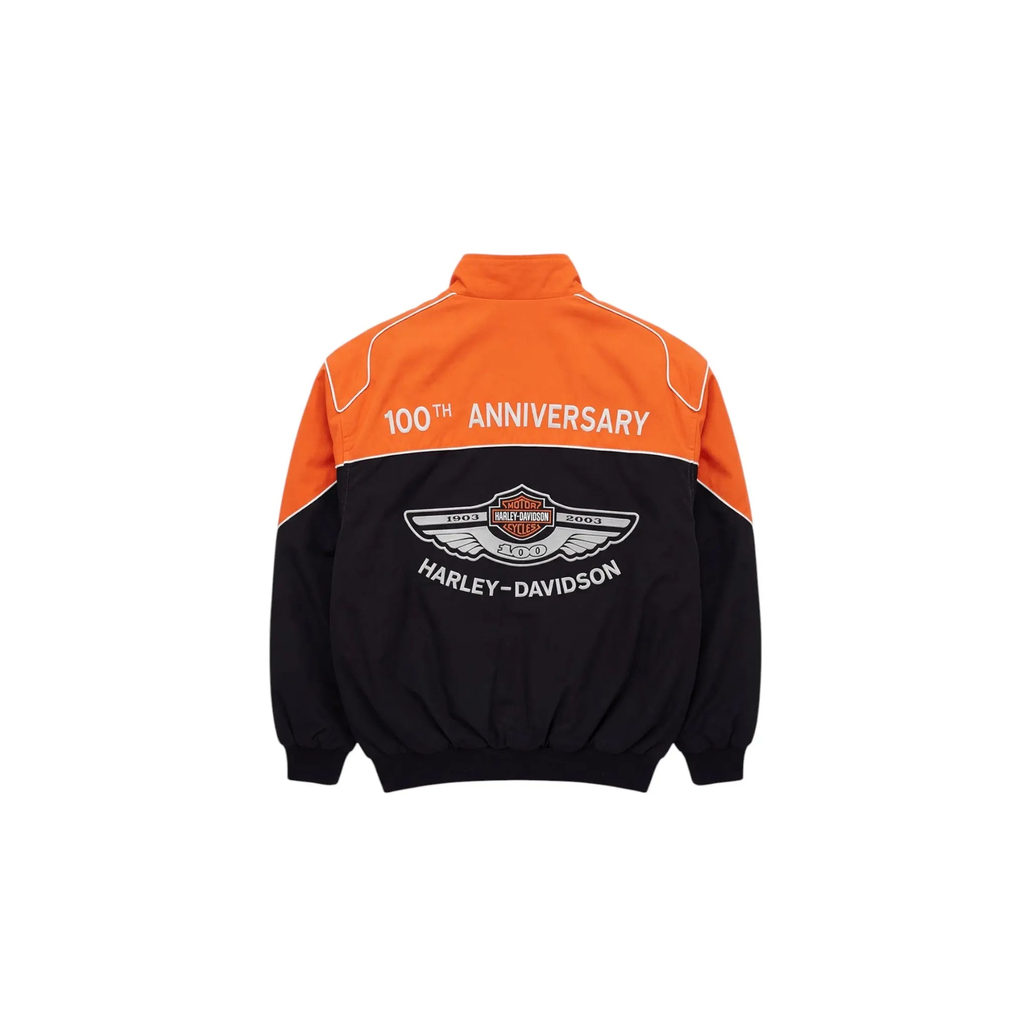 Vintage Harley Davidson 100th Anniversary Jacket (Orange Edition)