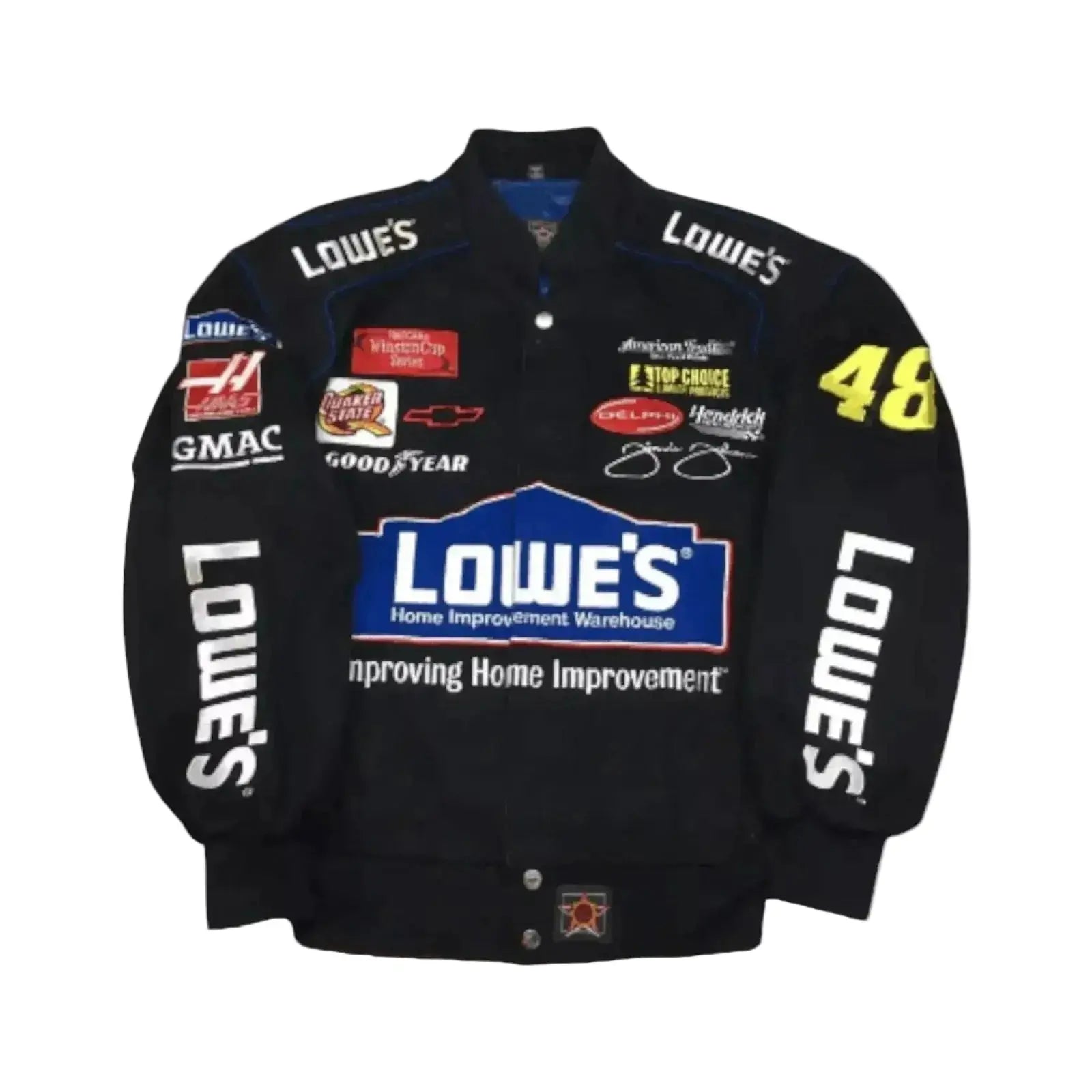 Vintage Lowe's Nascar Racing Jacket - Speedxcrafts