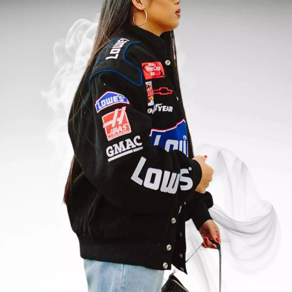 Vintage Lowe's Nascar Racing Jacket - Speedxcrafts