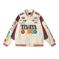 Vintage M&M Racing Jacket - Embroidered Classic Motorsport Gear - Speedxcrafts