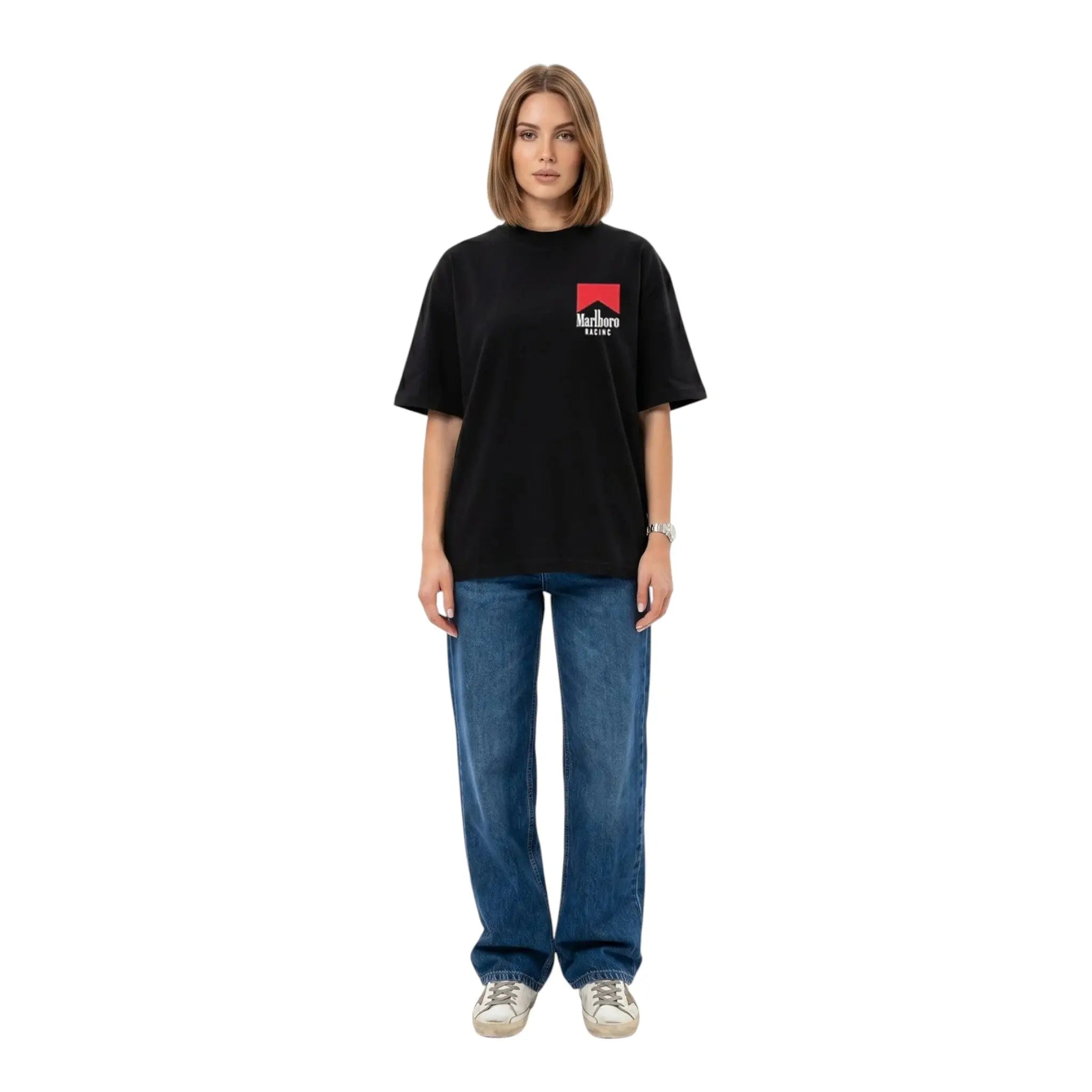 Vintage Marlboro Racing T-Shirt – Black edition Speedx Crafts