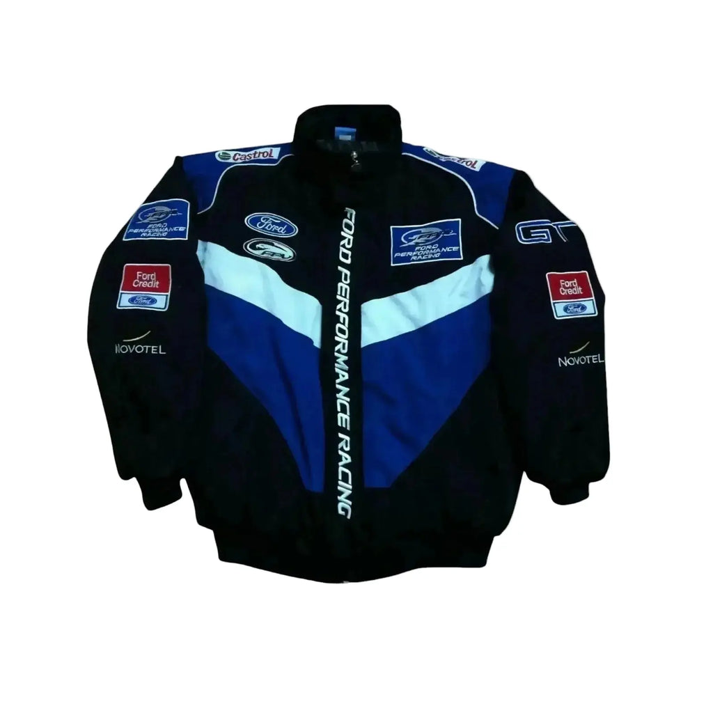 Vintage Racing Ford Performance Bomber Jacket - Speedxcrafts