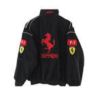 Vintage Unisex Formula 1 Jacket - Classic Racing Style and Comfort - Speedxcrafts