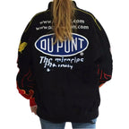 Vintage Dupont Windbreaker Printed Jacket - Speedxcrafts