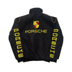 Vintage Edition Porsche Racing Jacket - Classic Motorsport Apparel - Speedxcrafts