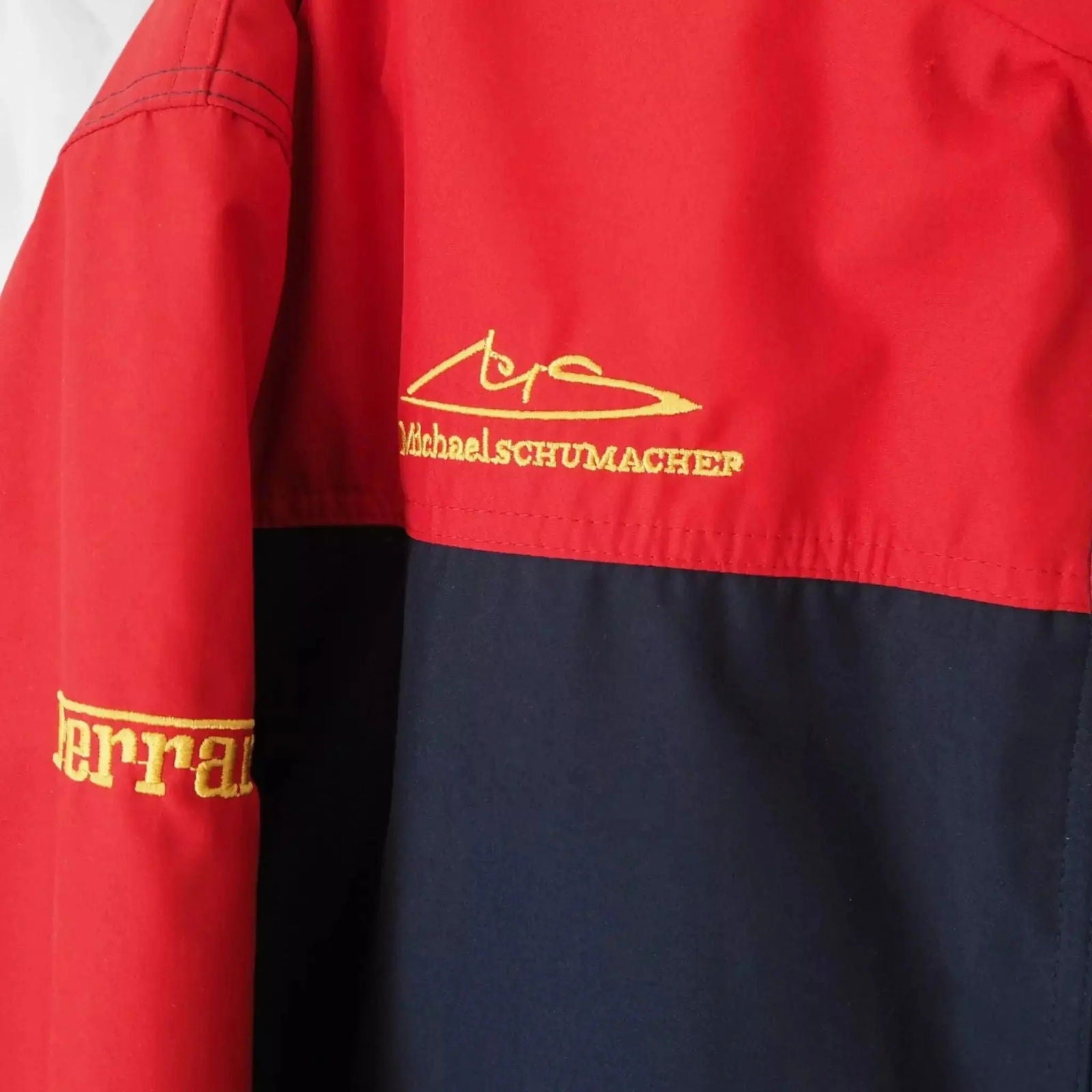 Vintage Ferrari Michael Schumacher 90's F1 Racing Team Jacket - Speedxcrafts
