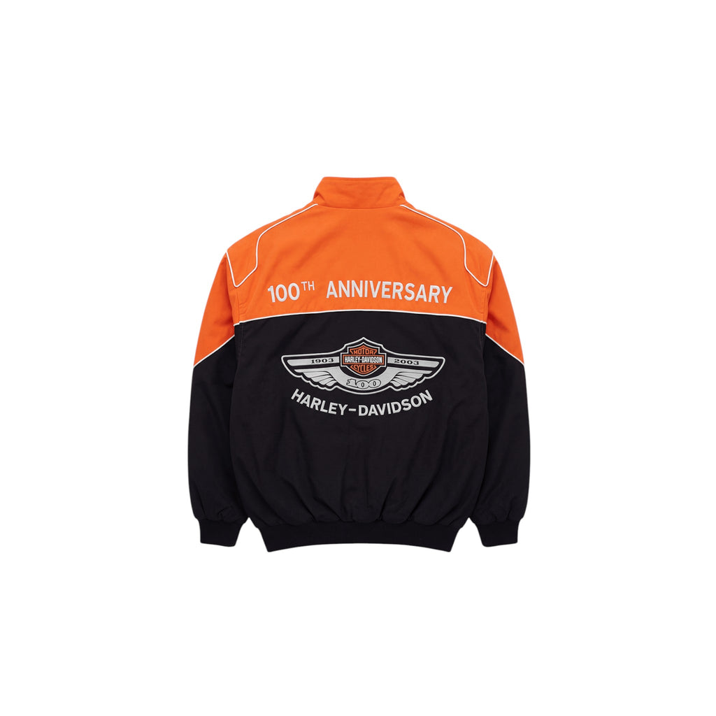 Vintage Harley Davidson 100th Anniversary Jacket (Orange Edition)