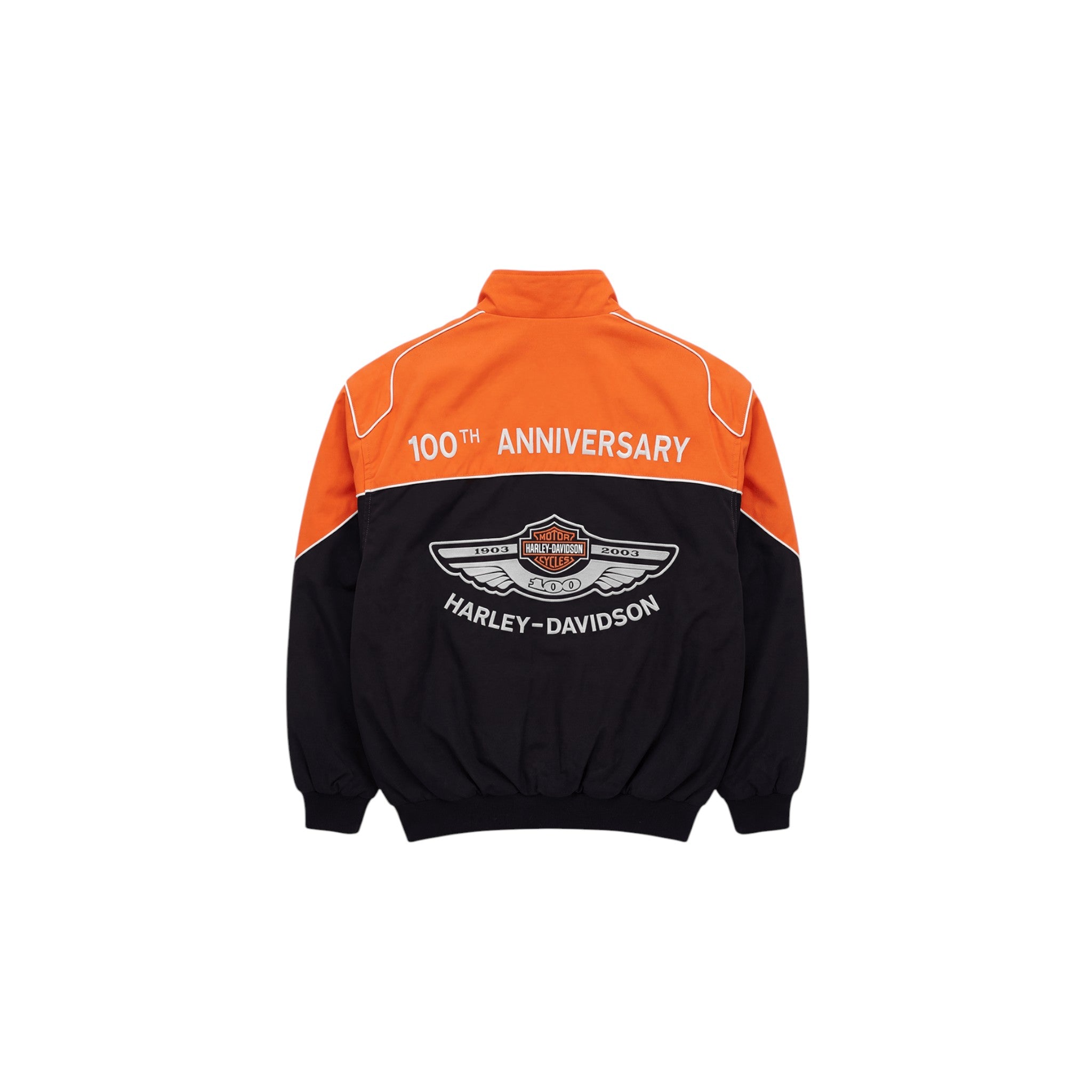 Vintage Harley Davidson 100th Anniversary Jacket (Orange Edition)
