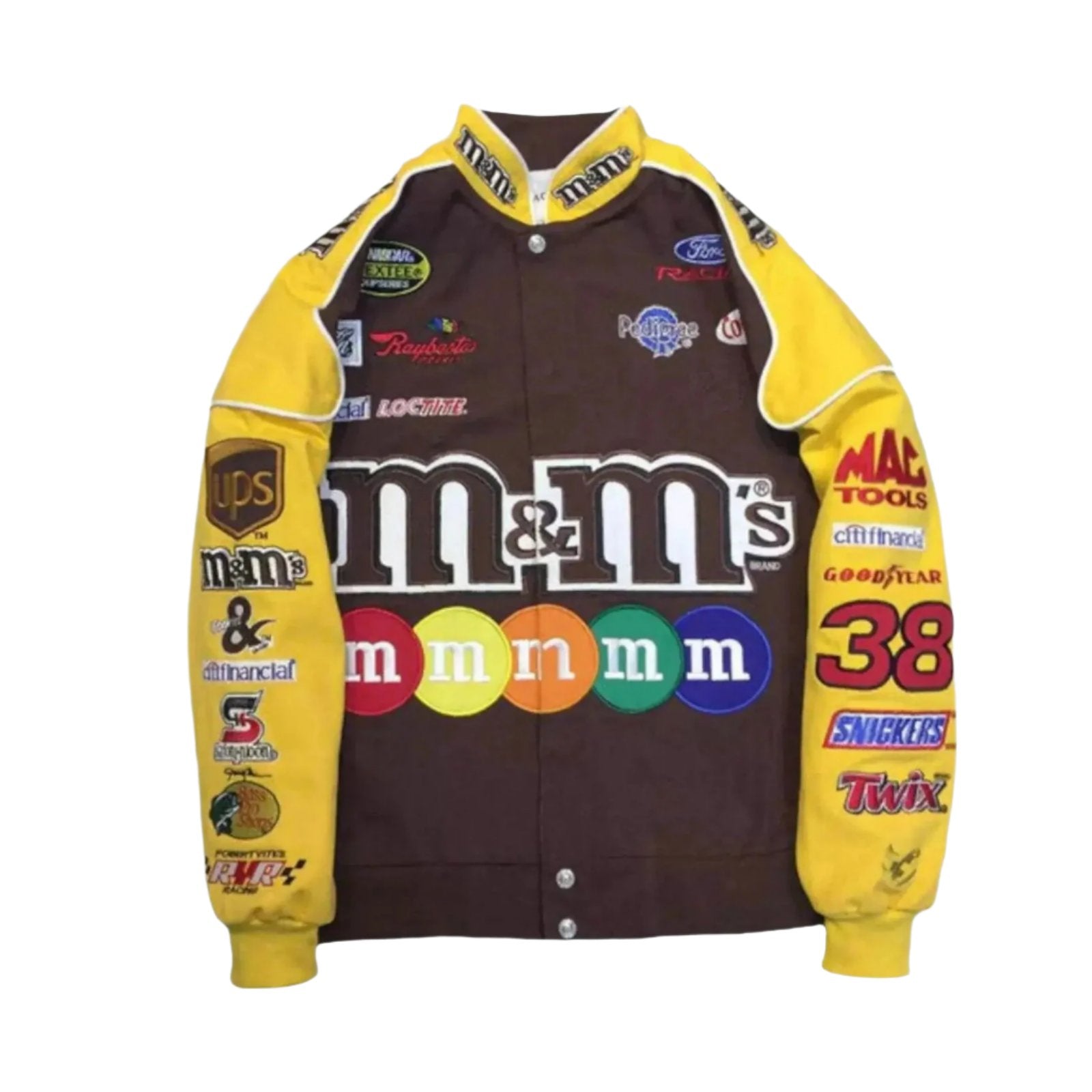 Vintage M&M Embroidered Racing Jacket - Speedxcrafts