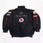 Vintage Mercedes-Benz F1 Embroidered Retro Racing Jacket
