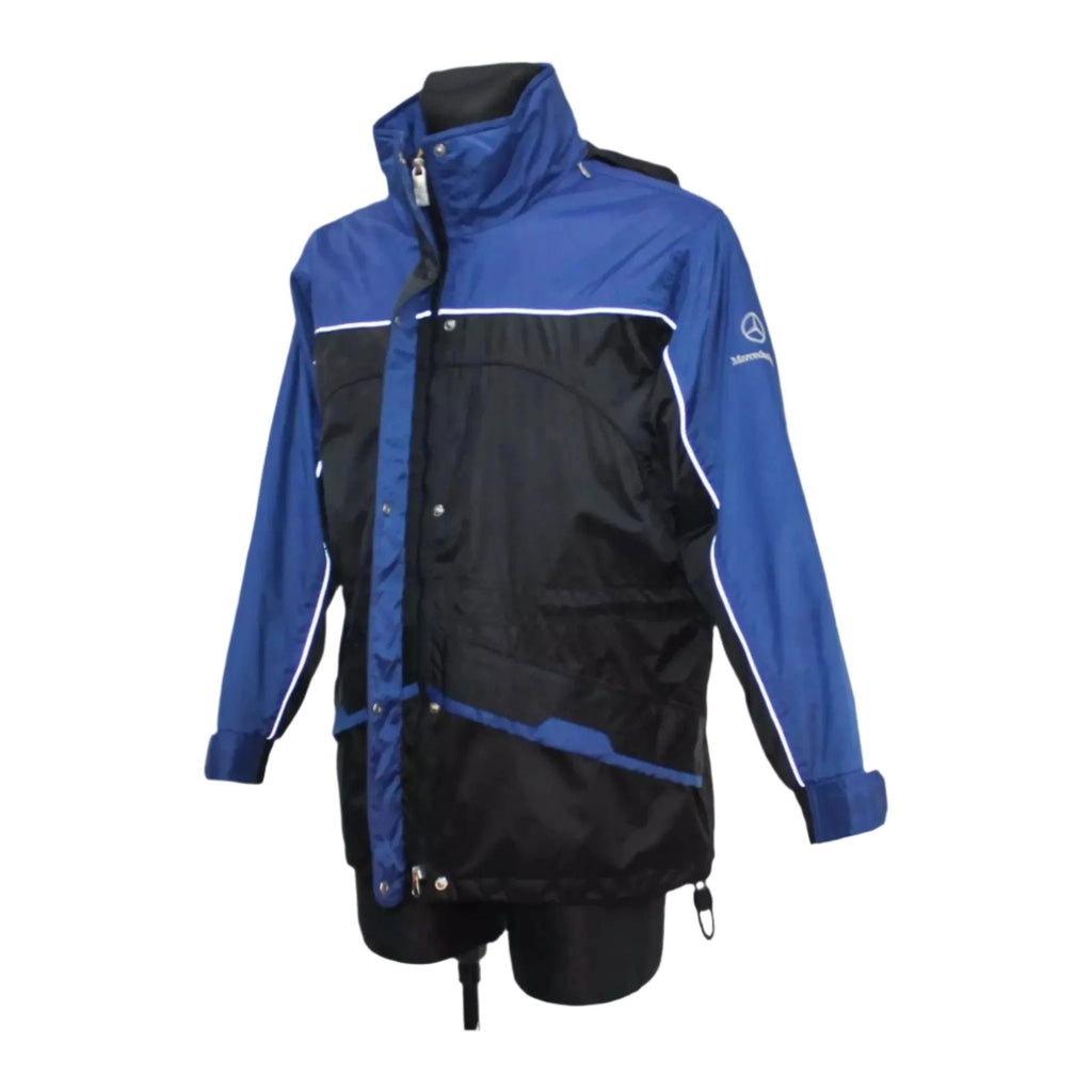 Vintage Mercedes Benz F1 Waterproof Hooded Jacket - Speedxcrafts