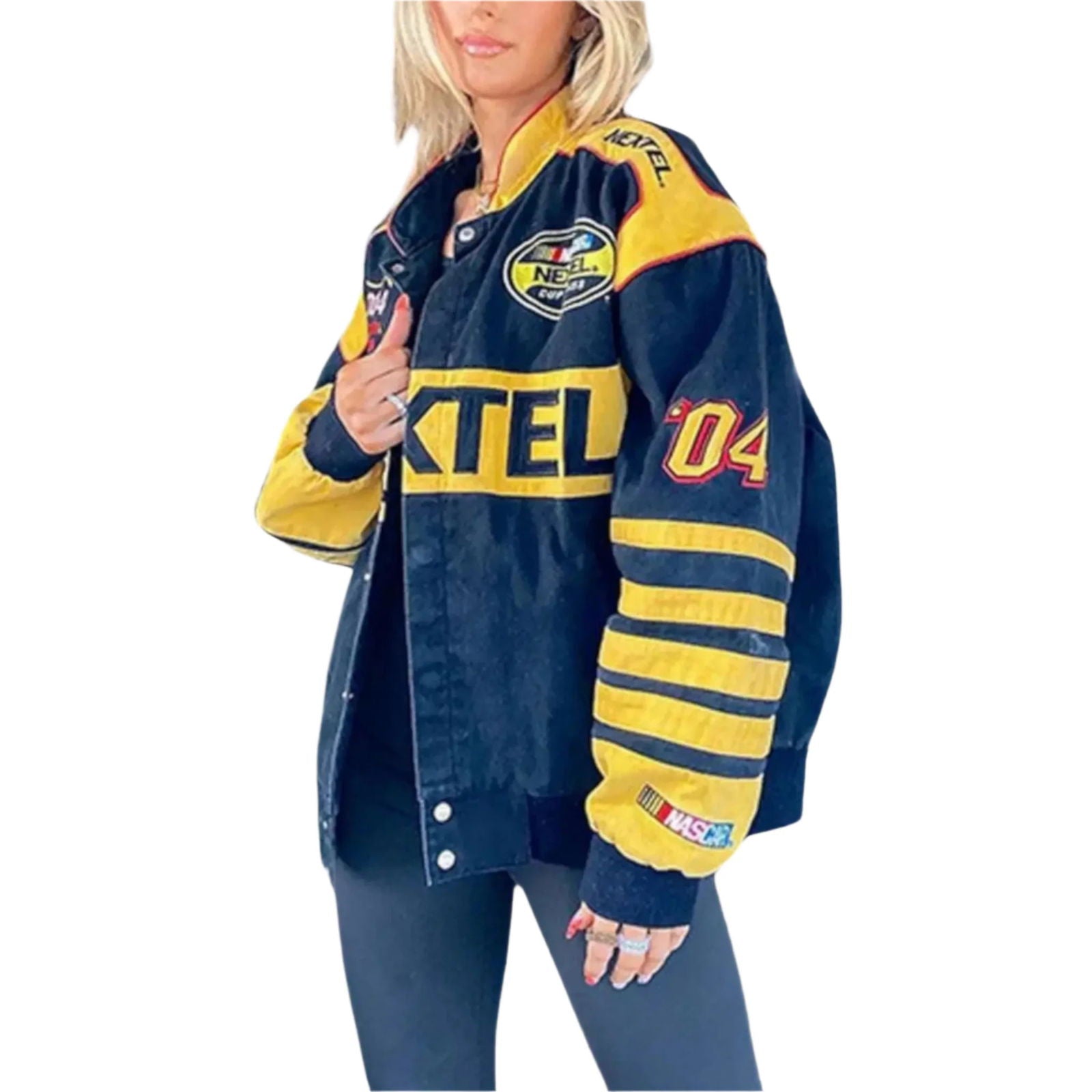 Vintage NASCAR Nextel Racing Jacket - Classic Motorsport Apparel - Speedxcrafts