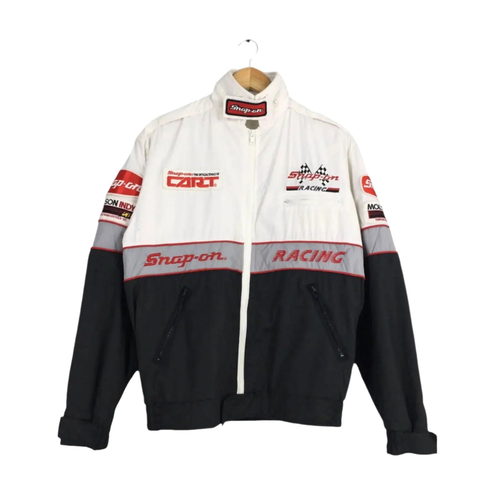 Vintage Snap On Racing Embroidered Multicolor F1 Team Jacket - Speedxcrafts