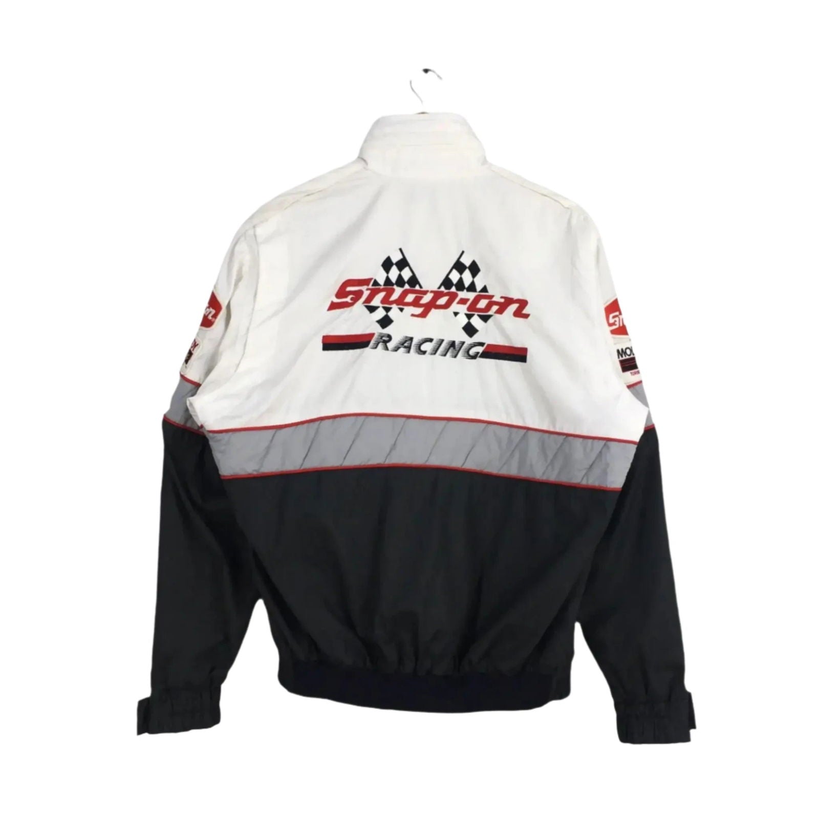 Vintage Snap On Racing Embroidered Multicolor F1 Team Jacket - Speedxcrafts