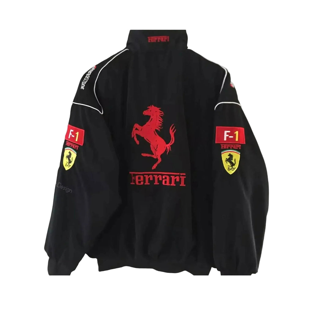 Vintage Unisex Formula 1 Jacket - Classic Racing Style and Comfort - Speedxcrafts