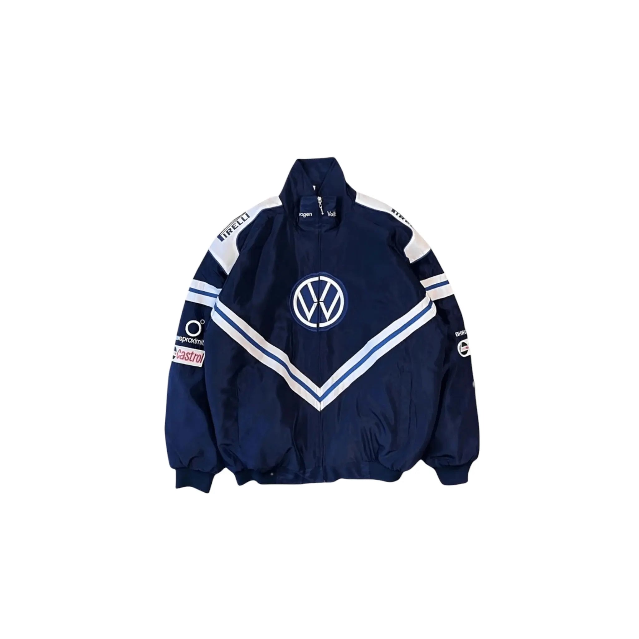 Volkswagen F1 Vintage Racing Jacket | Retro Motorsport Edition Speedx Crafts