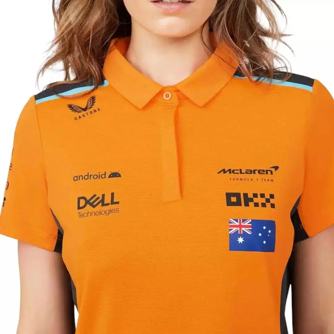 WOMENS MCLAREN REPLICA POLO SHIRT OSCAR PIASTRI - Speedxcrafts