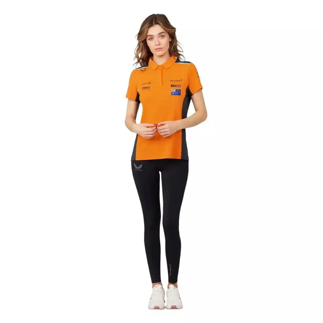 WOMENS MCLAREN REPLICA POLO SHIRT OSCAR PIASTRI - Speedxcrafts
