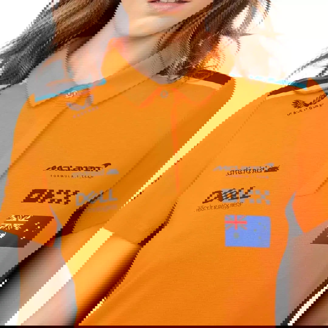 WOMENS MCLAREN REPLICA POLO SHIRT OSCAR PIASTRI - Speedxcrafts
