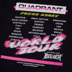 WORLD TOUR BLACK LS TEE - Speedxcrafts