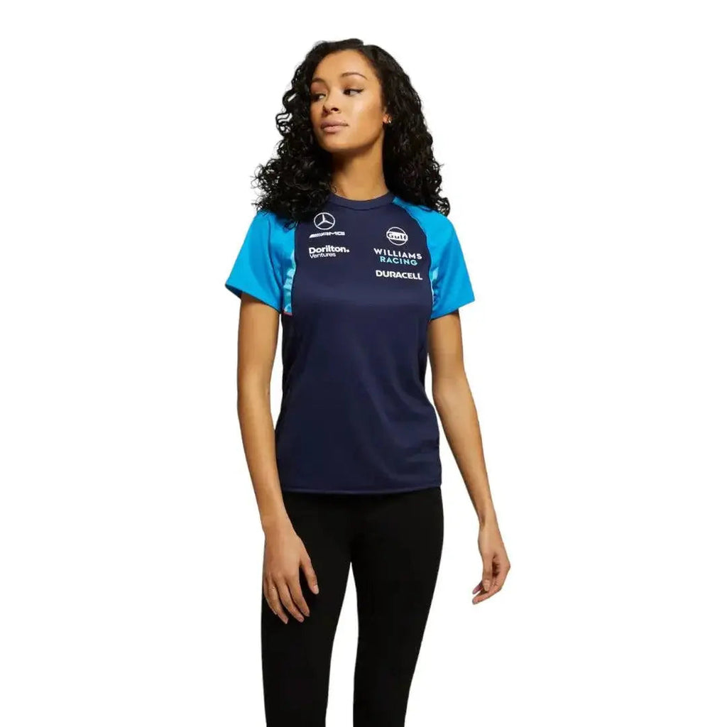 Women's Classic Kit Navy Williams Racing T-Shirt - Speedxcrafts