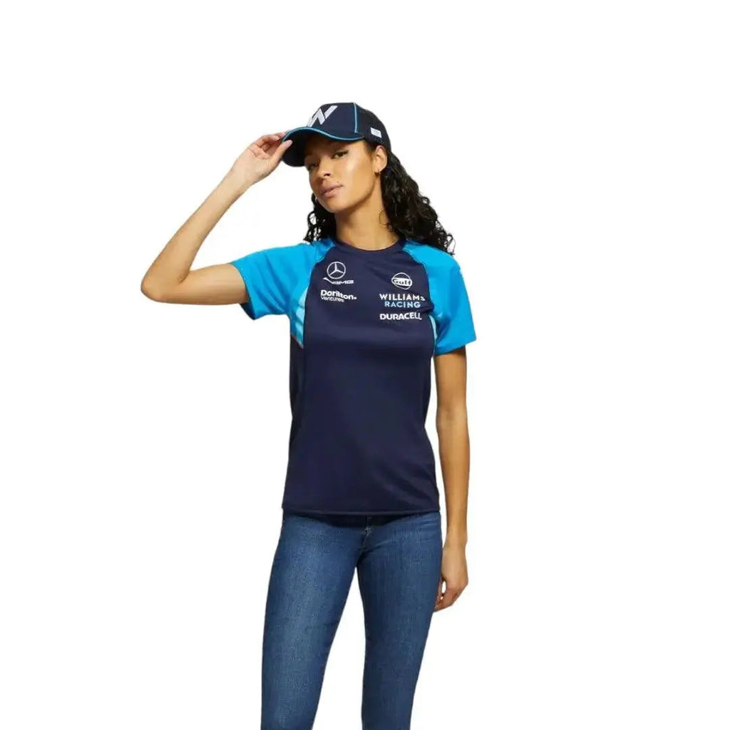 Women's Classic Kit Navy Williams Racing T-Shirt - Speedxcrafts