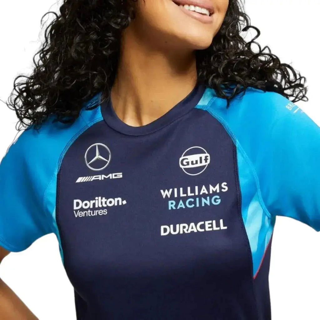 Women's Classic Kit Navy Williams Racing T-Shirt - Speedxcrafts
