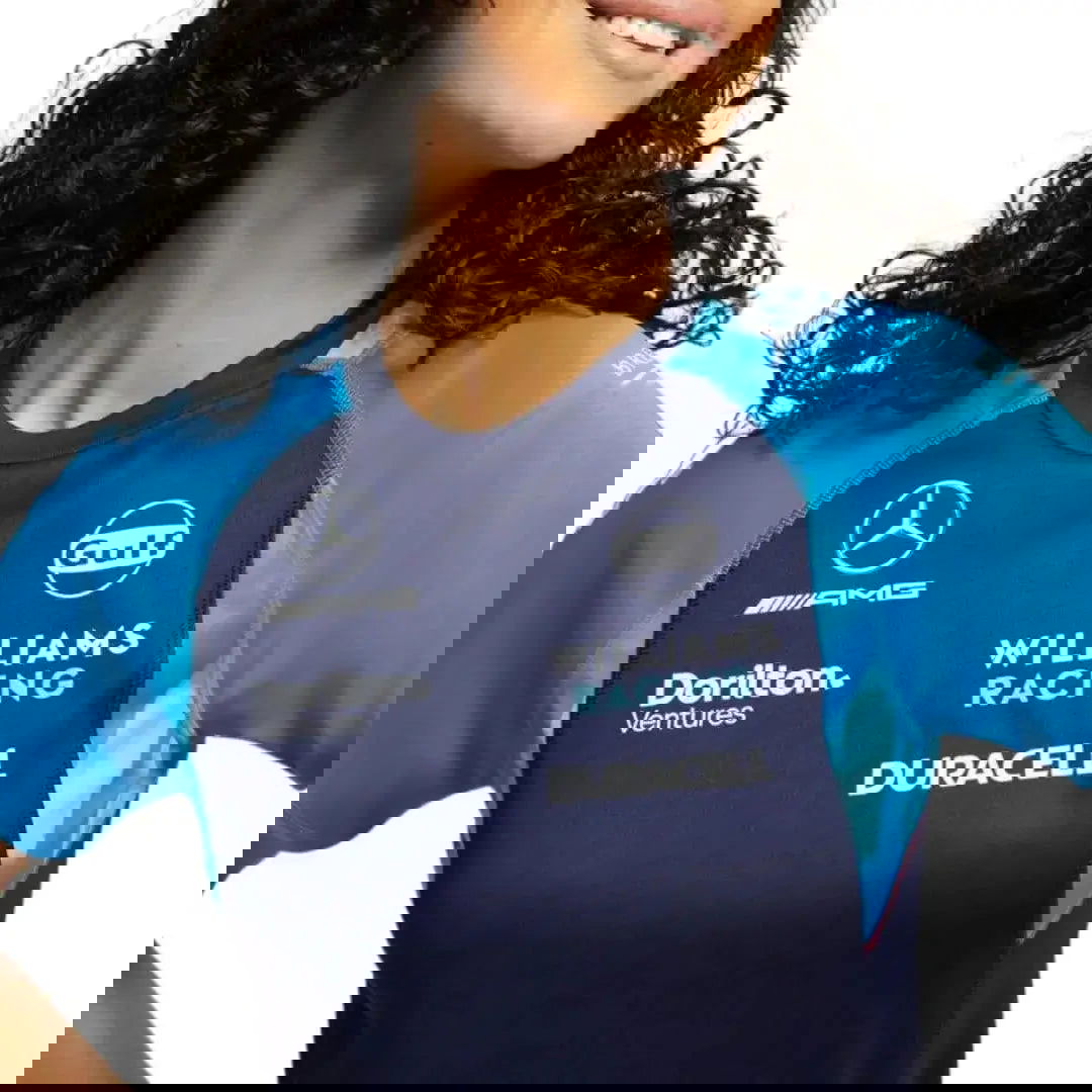 Women's Classic Kit Navy Williams Racing T-Shirt - Speedxcrafts