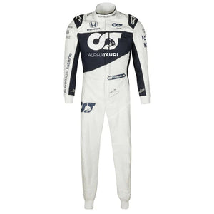 Yuki Tsunoda 2021 Replica F1 Suit - AlphaTauri Rookie Season - Speedxcrafts