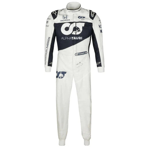 Yuki Tsunoda 2021 Replica F1 Suit - AlphaTauri Rookie Season - Speedxcrafts