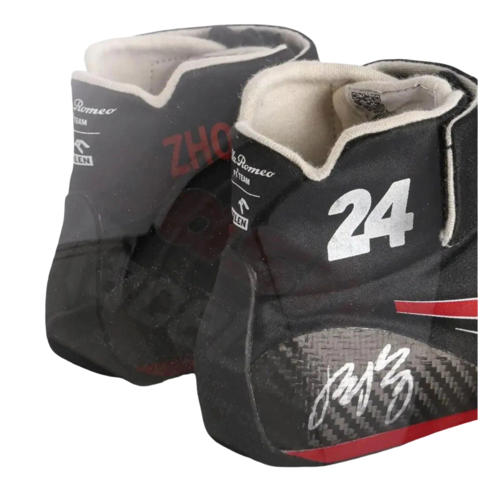 Zhou Guanyu Alfa Romeo 2022 F1 Race Boots - Italian GP - Speedxcrafts