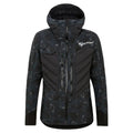 Ziener RCE Coach Jacket for Men - Black Foggy Print Ski Jacket - Speedxcrafts