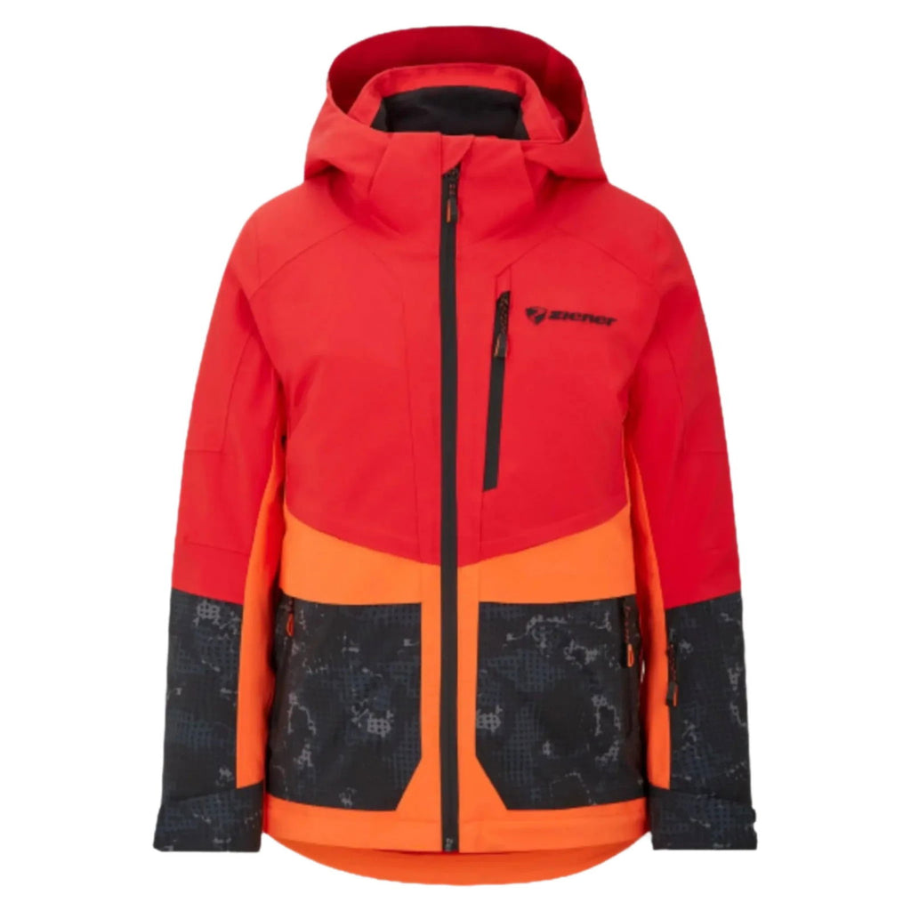 Ziener Trivor Women's Ski Jacket - Red Orange, Padded 2023/24 - Speedxcrafts