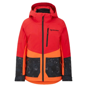 Ziener Trivor Women's Ski Jacket - Red Orange, Padded 2023/24 - Speedxcrafts