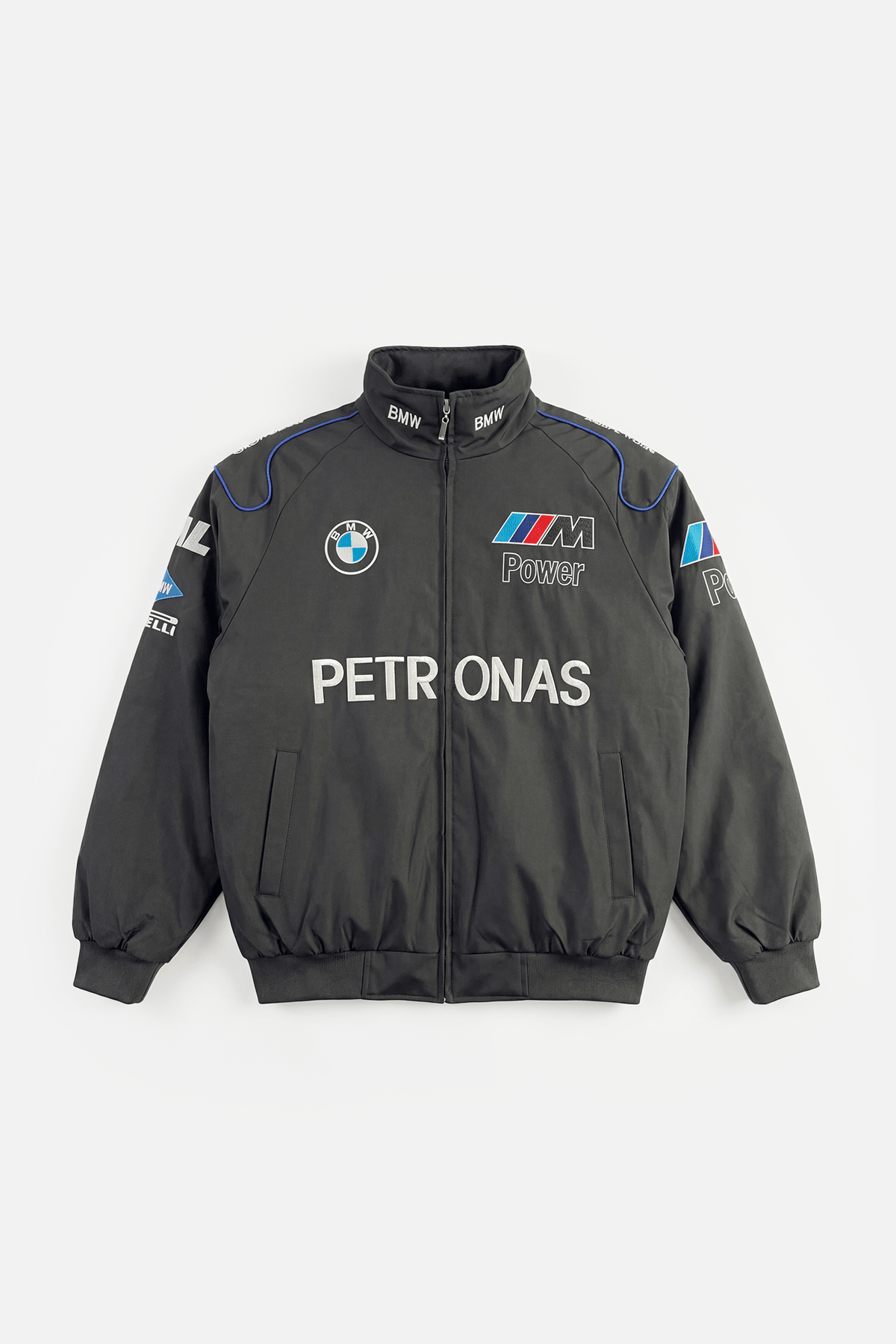 BMW F1 Vintage Racing Jacket - Black Edition Poky Development