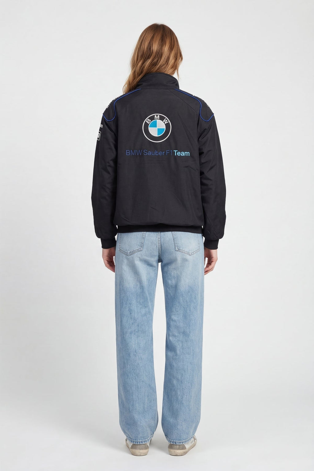 BMW F1 Vintage Racing Jacket - Black Edition Poky Development